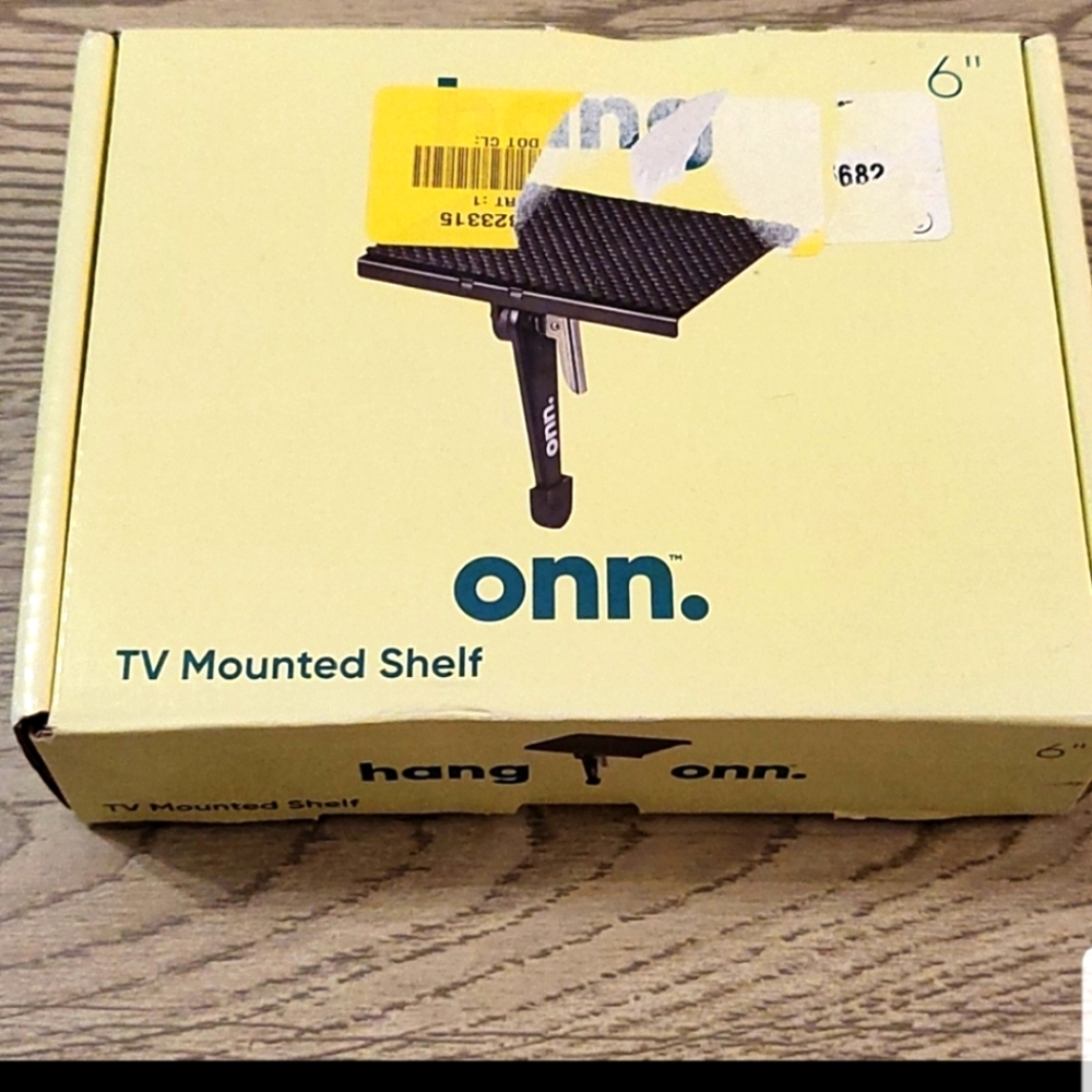 New Onn TV Mount Shelf - 6 in